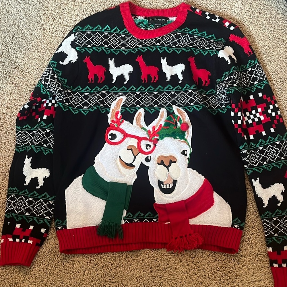 LLAMA CHRISTMAS SWEATER